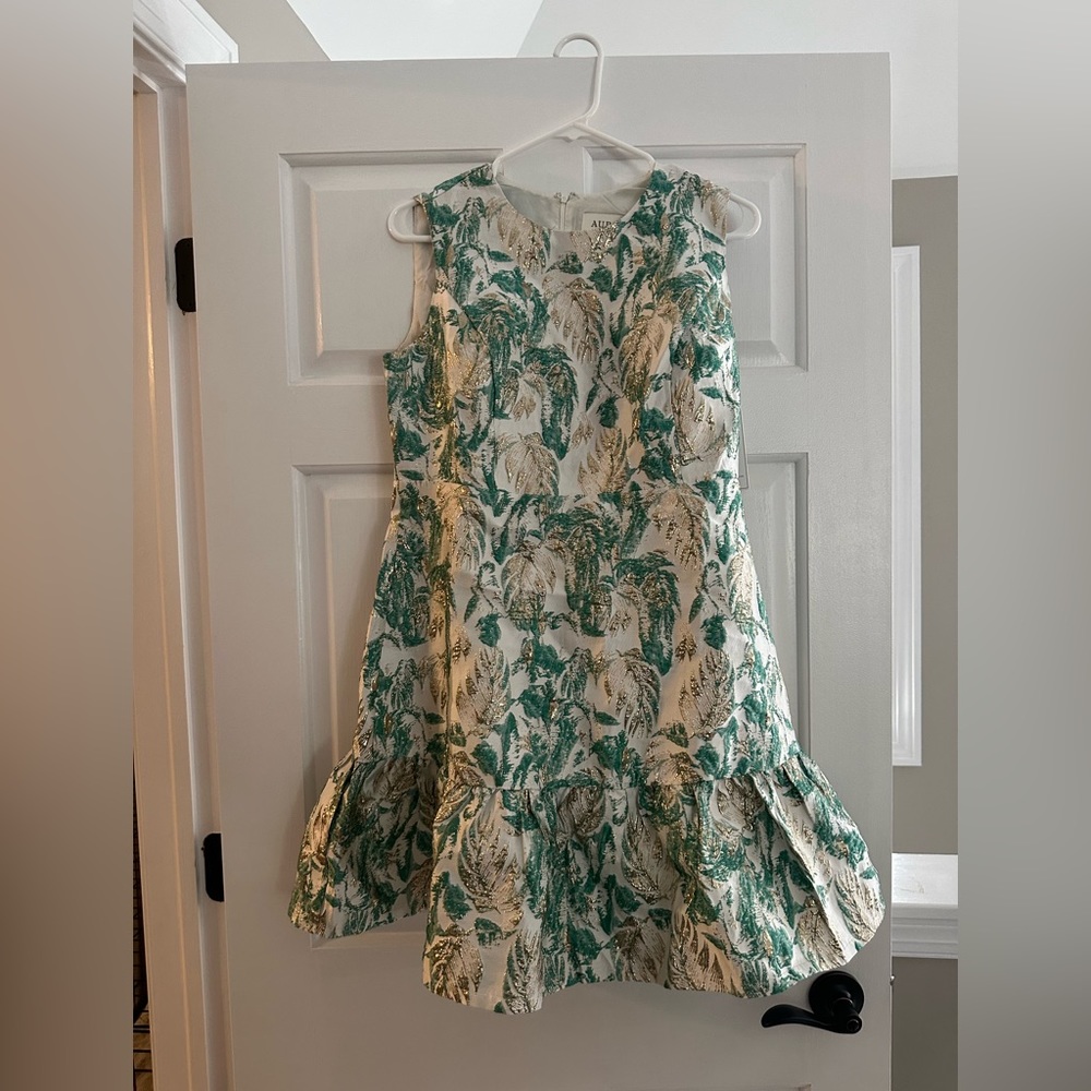 Gather To Celebrate Bright Emerald Multi Dress